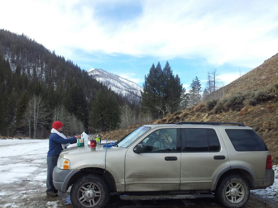 idaho sawtooth camp breakfast suv