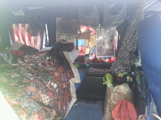 Van inside
