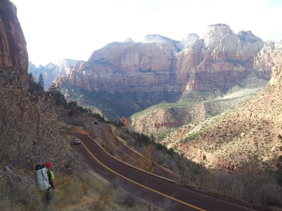 zion climbing zachary