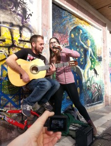 singing