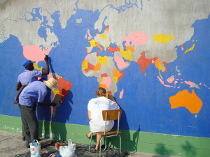 map mural
